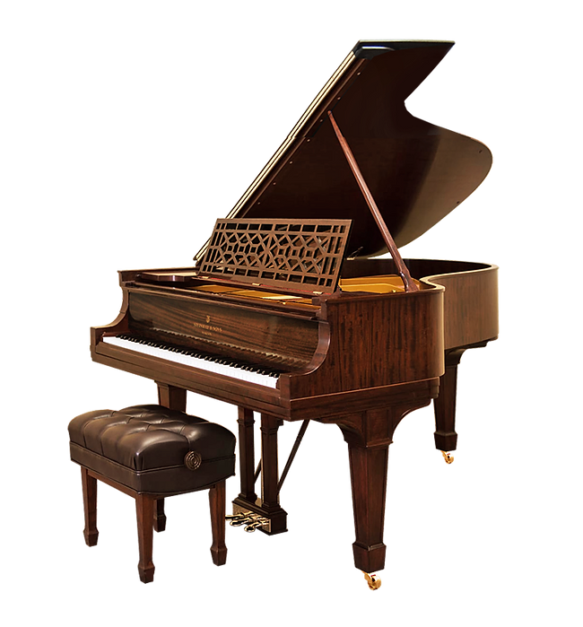 Steinway орех, кабинетный рояь